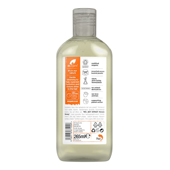 Dr Organic Manuka Honey Shampoo 265ml